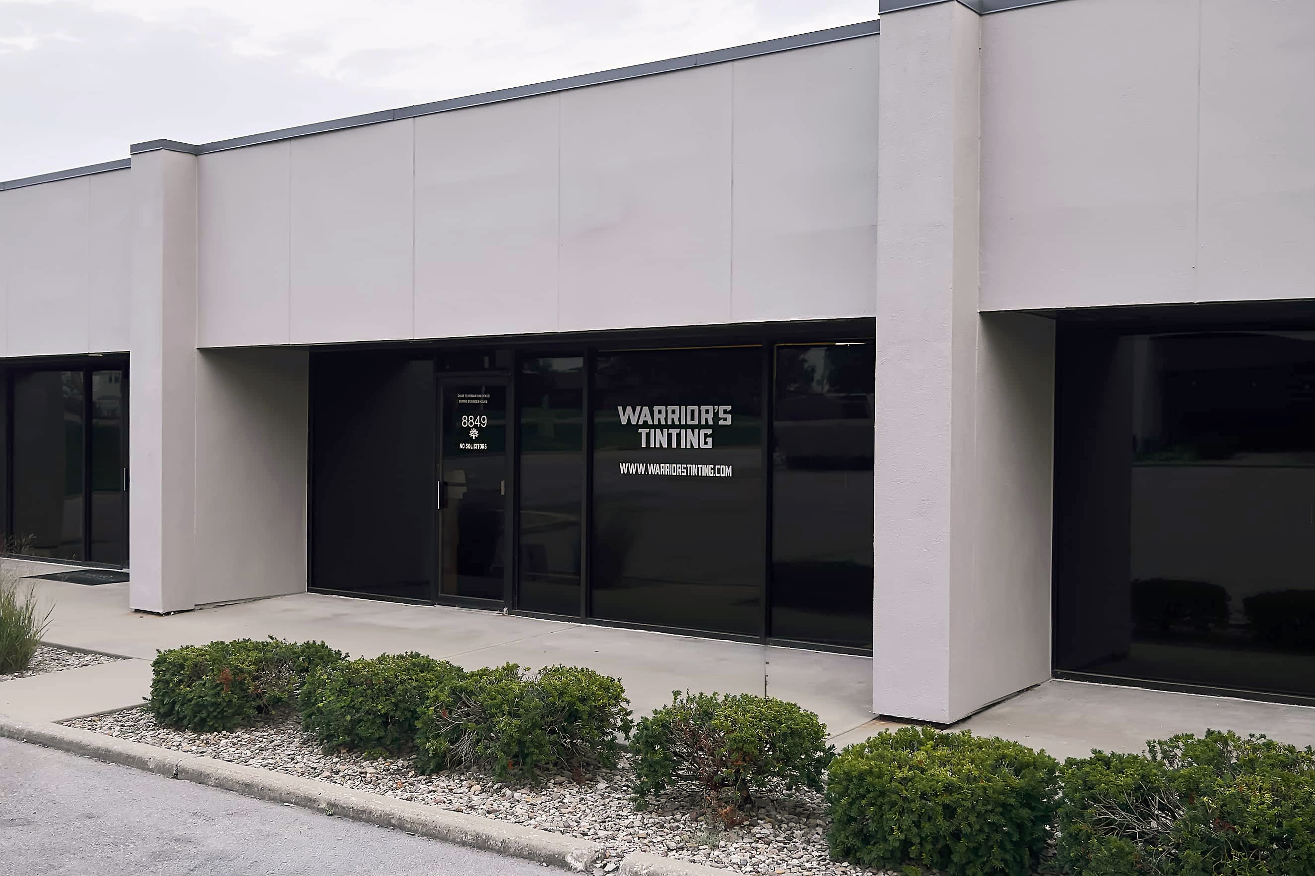 Warrior’s KC storefront at 8849 Long Street in Lenexa